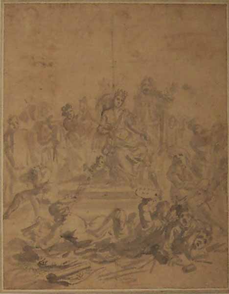 An Allegorical Representation said to be that of the Dutch Club in Rome.